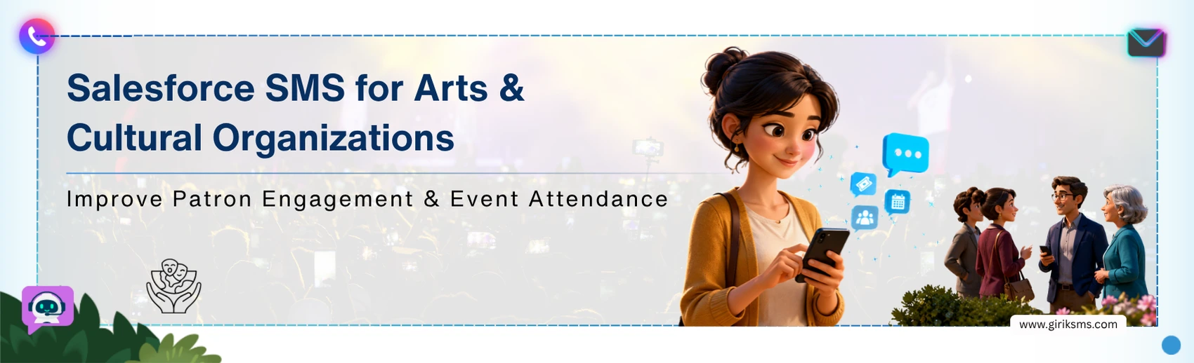 Salesforce SMS for Arts & Cultural Organizations: Improve Patron Engagement & Event Attendance
