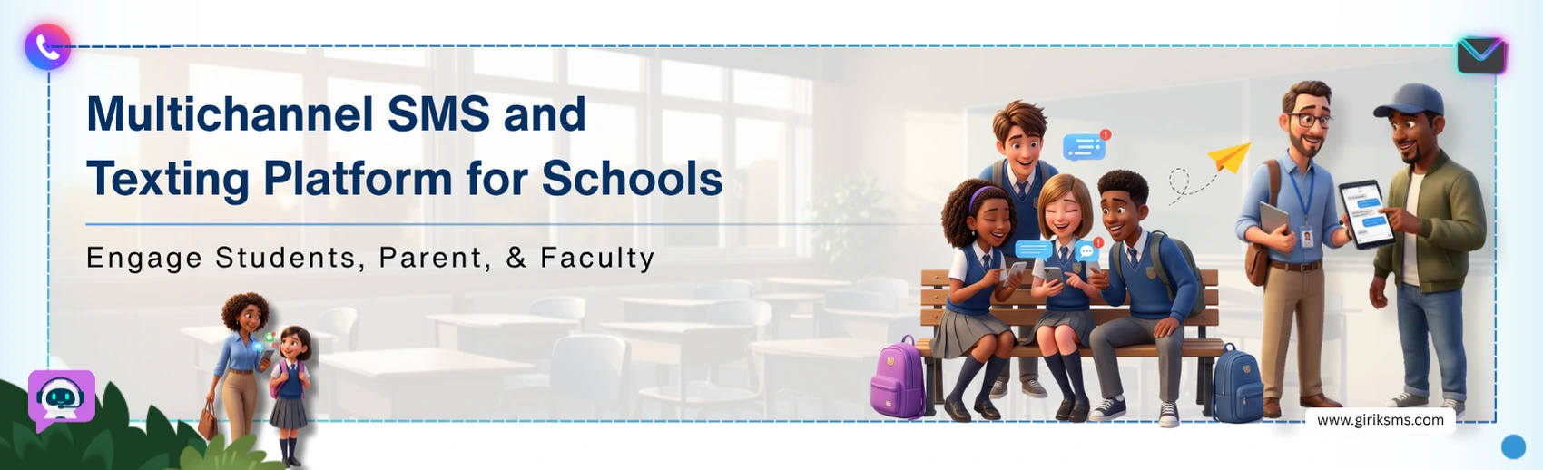Multichannel SMS and Texting Platform for Schools: Engage Students, Parent, & Faculty