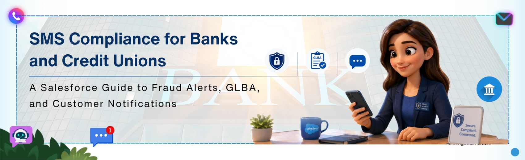 The Complete Guide to Salesforce SMS for Banking: GLBA Compliance and Bank Fraud Alerts 