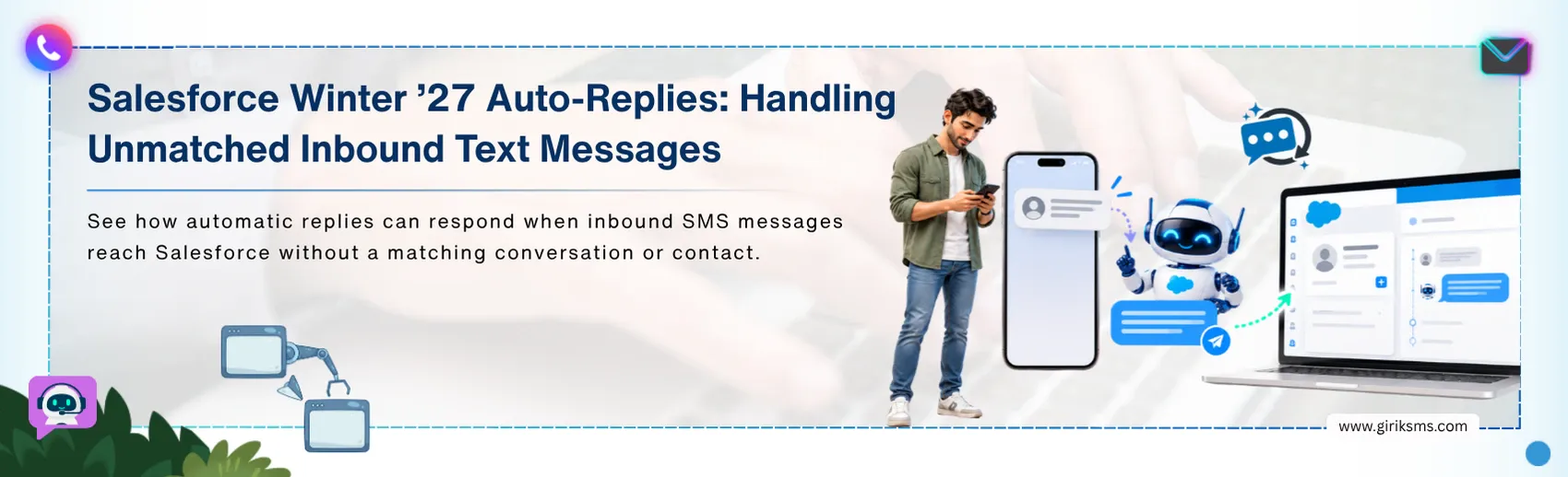Nobody’s Watching the Inbox: Winter ‘27 Auto-Replies for Unmatched Inbound Texts