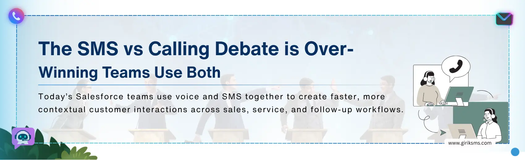 SMS vs Calling Is Dead: Why Modern Salesforce Teams Use Both Together  