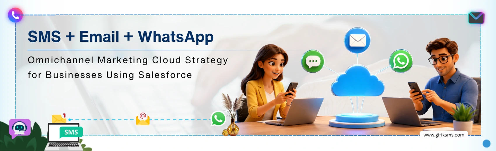 SMS + Email + WhatsApp: Omnichannel Marketing Cloud Strategy for Businesses Using Salesforce 