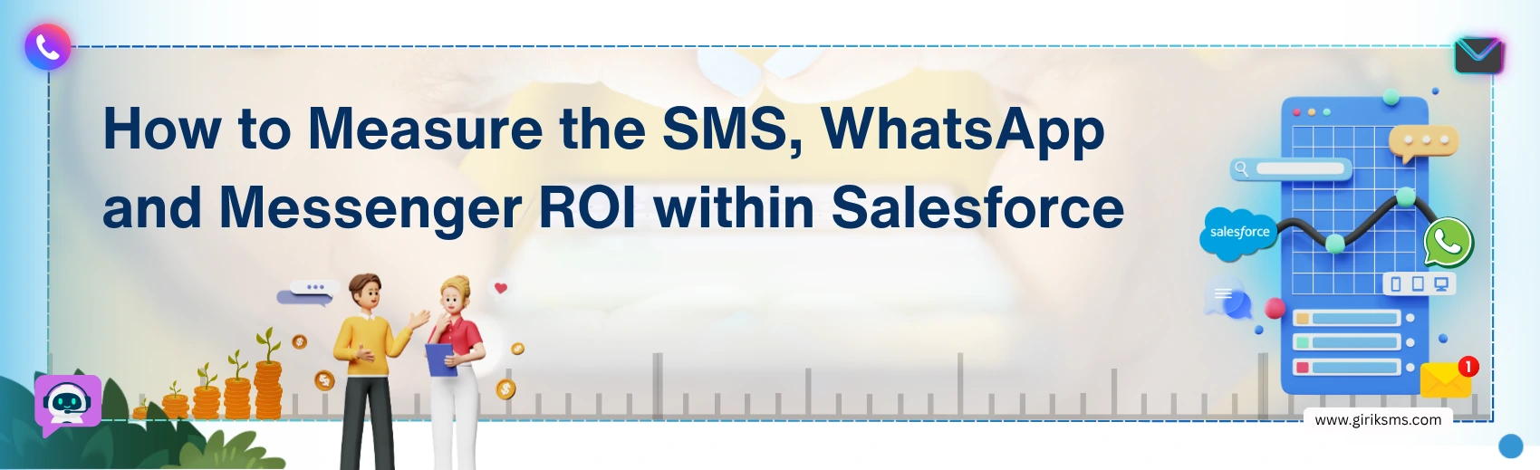 How to measure the SMS, WhatsApp and messenger ROI within Salesforce 
