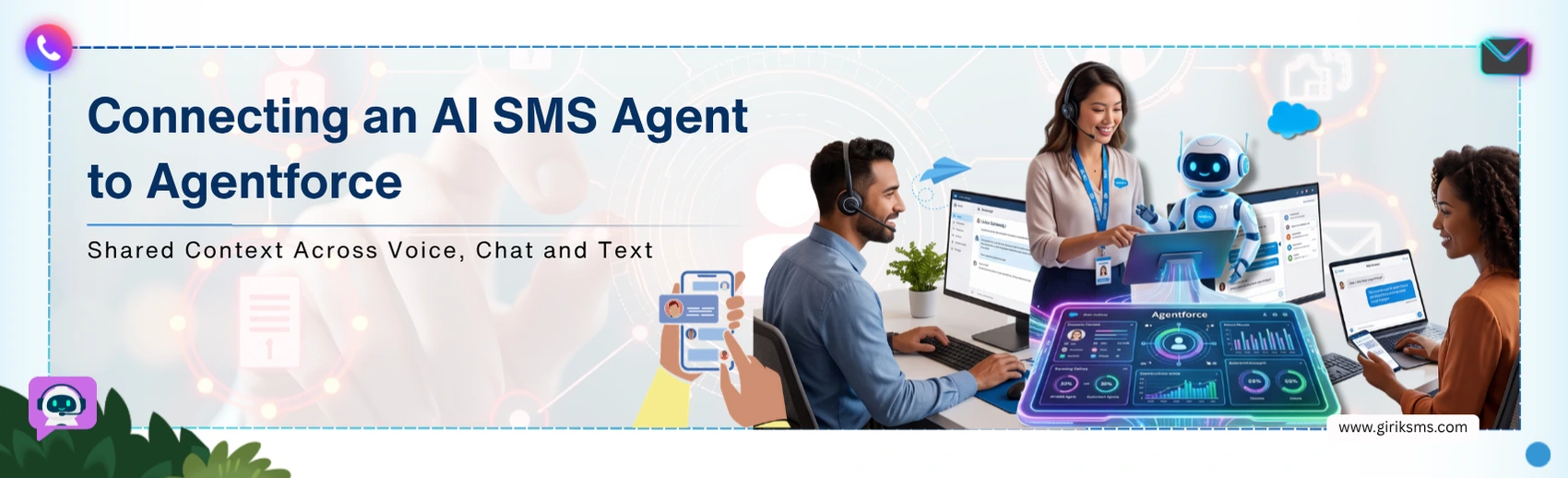 Connecting an AI SMS Agent to Agentforce: Shared Context Across Voice, Chat and Text