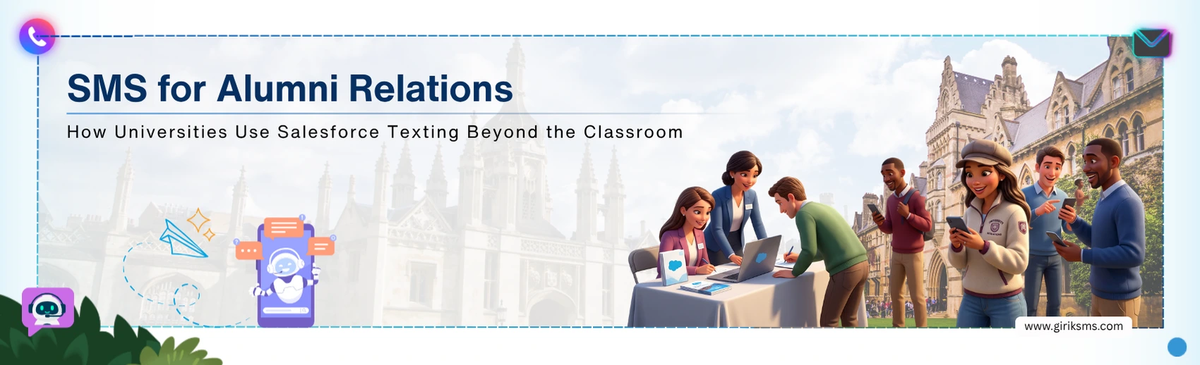 SMS for Alumni Relations: How Universities Use Salesforce Texting Beyond the Classroom 