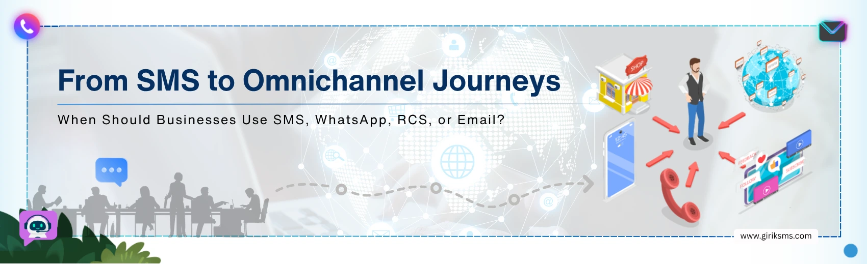 From SMS to Omnichannel Journeys: When Should Businesses Use SMS, WhatsApp, RCS, or Email? 