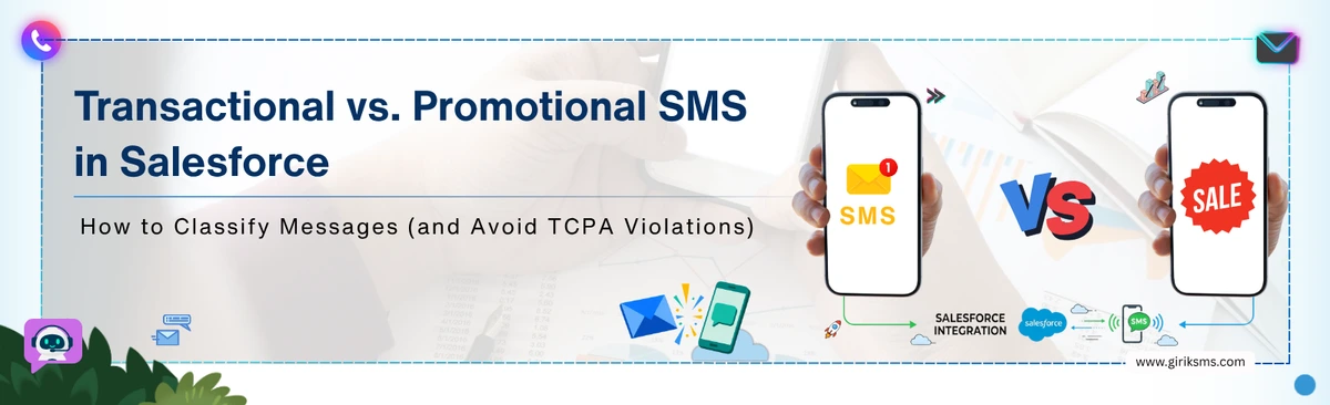 Transactional vs. Promotional SMS in Salesforce: How to Classify Messages (and Avoid TCPA Violations)