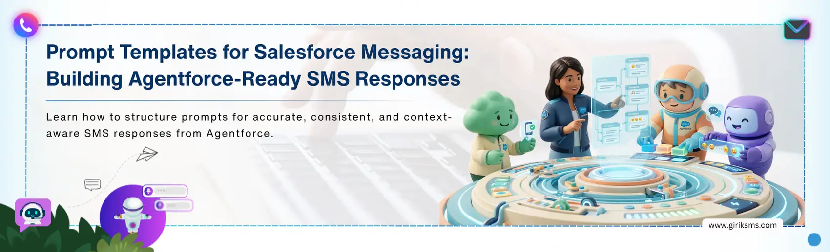 Prompt Templates for Salesforce Messaging: Building Agentforce-Ready SMS Responses