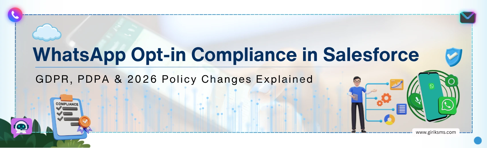 WhatsApp Opt-in Compliance in Salesforce: GDPR, PDPA & 2026 Policy Changes Explained 